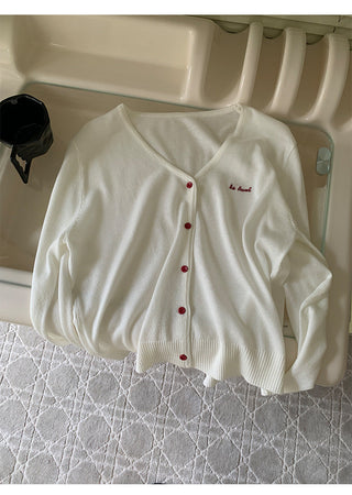 Embroidered cardigan