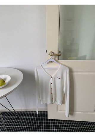 Embroidered cardigan