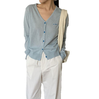 Embroidered cardigan