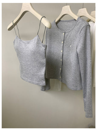 Cardigan two-piece