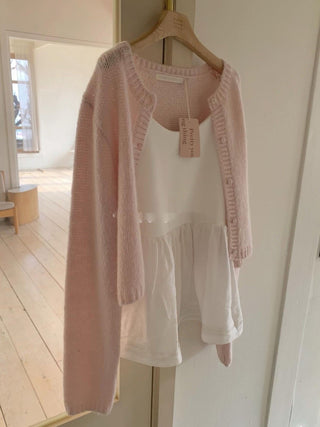Knitted sling cardigan