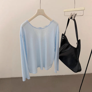 Silk sun protection Top