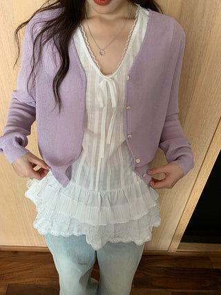 Handmade lace shirt