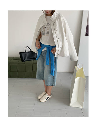 Stand collar jacket
