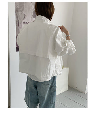 Stand collar jacket