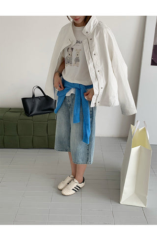 Stand collar jacket