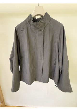 Stand collar jacket