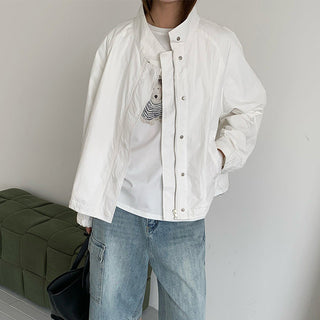 Stand collar jacket