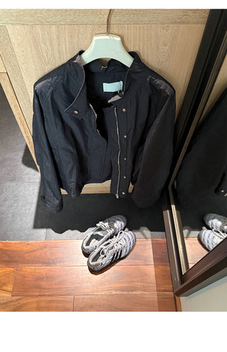 Stand collar jacket