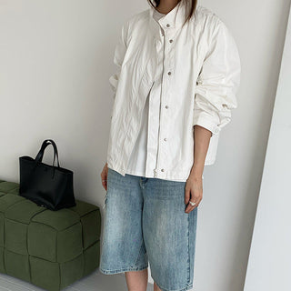 Stand collar jacket