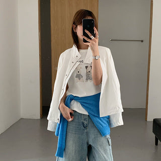 Stand collar jacket