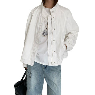 Stand collar jacket