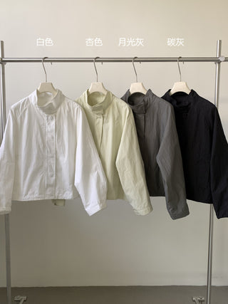 Stand collar jacket