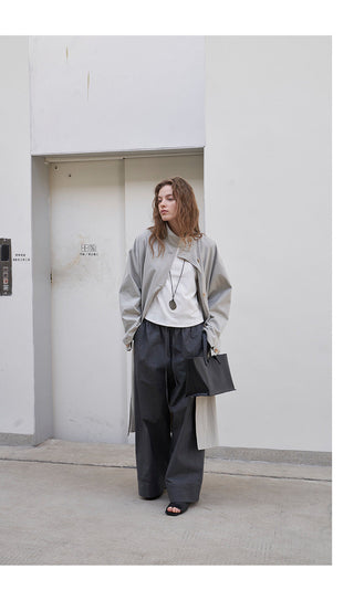 Stand collar trench