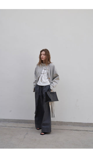 Stand collar trench