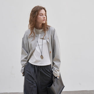 Stand collar trench