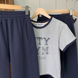 Plaid Top/pants set