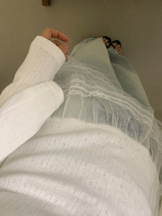 Lace vest set