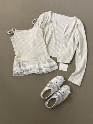 Lace vest set
