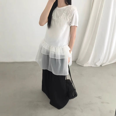 Lace vest dress