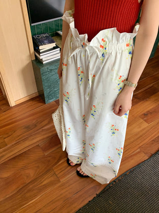 Floral casual pants