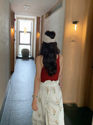 Floral casual pants