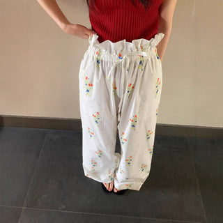 Floral casual pants