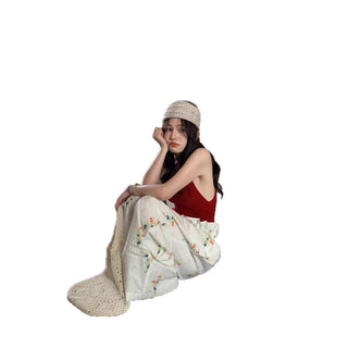 Floral casual pants
