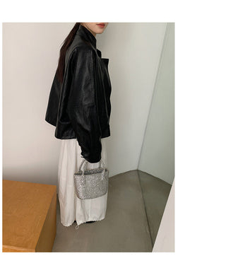 PU leather jacket