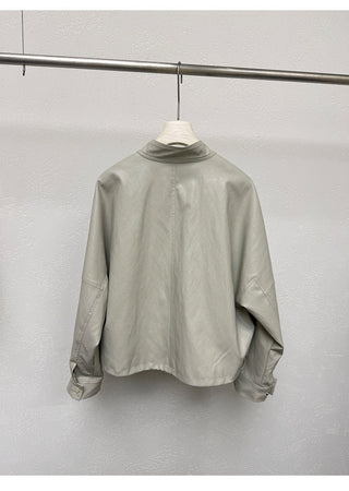 PU leather jacket