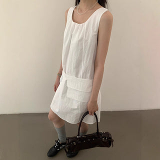 Vest dress Korean