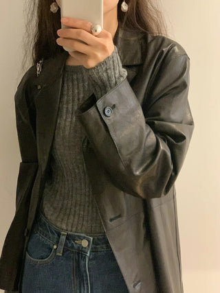 Vertical knit sweater