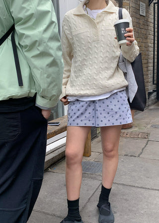 Polka dot shorts