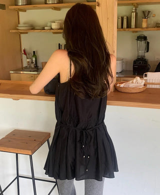 Drawstring skirt
