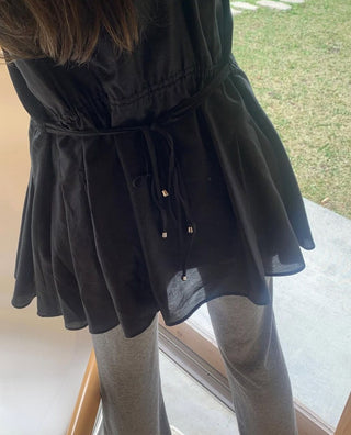 Drawstring skirt