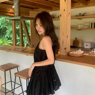 Drawstring skirt