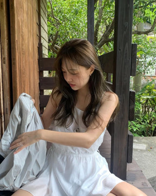 Drawstring skirt