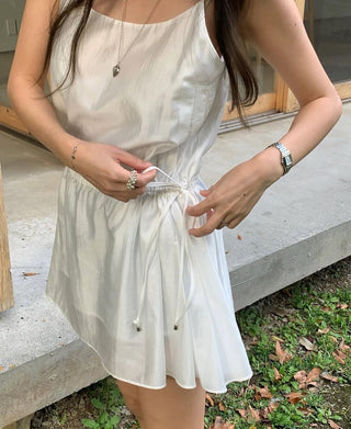 Drawstring skirt