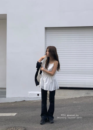 Drawstring skirt