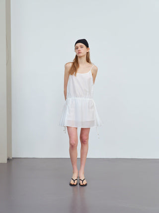 Drawstring skirt