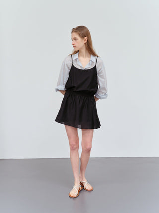 Drawstring skirt