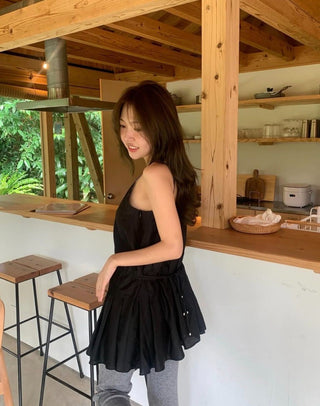 Drawstring skirt