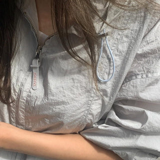 Hooded zip coat