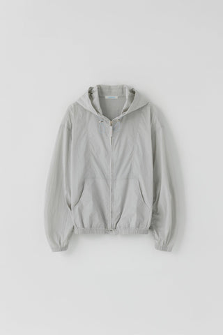 Hooded zip coat
