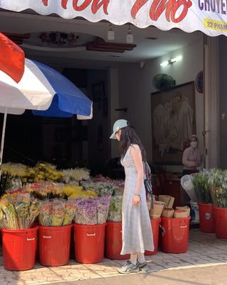 Sleeveless vest dress