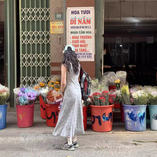 Sleeveless vest dress