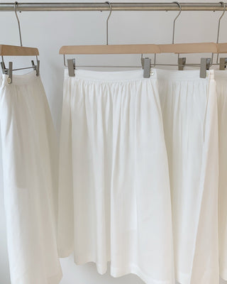 Cotton umbrella skirt
