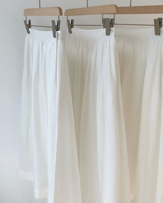 Cotton umbrella skirt