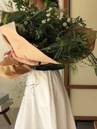 Cotton umbrella skirt