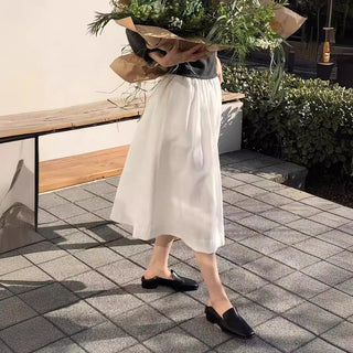 Cotton umbrella skirt